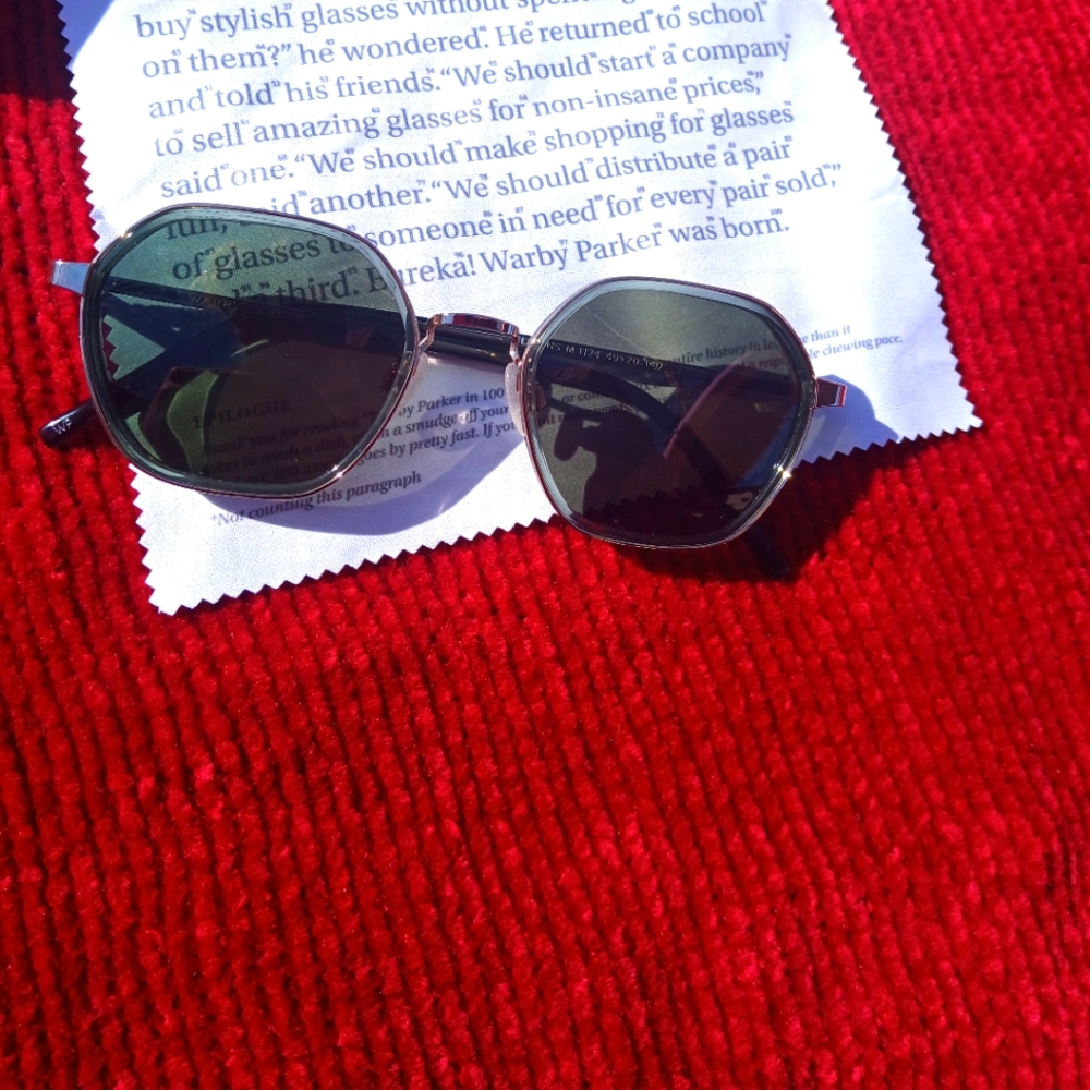 Warby Parker Sun Glasses Green